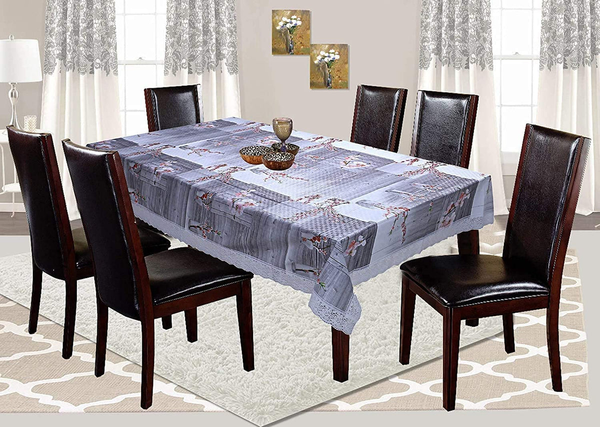 Kuber Industries 3D Circle Design PVC 6 Seater Dining Table Cover - Multicolour