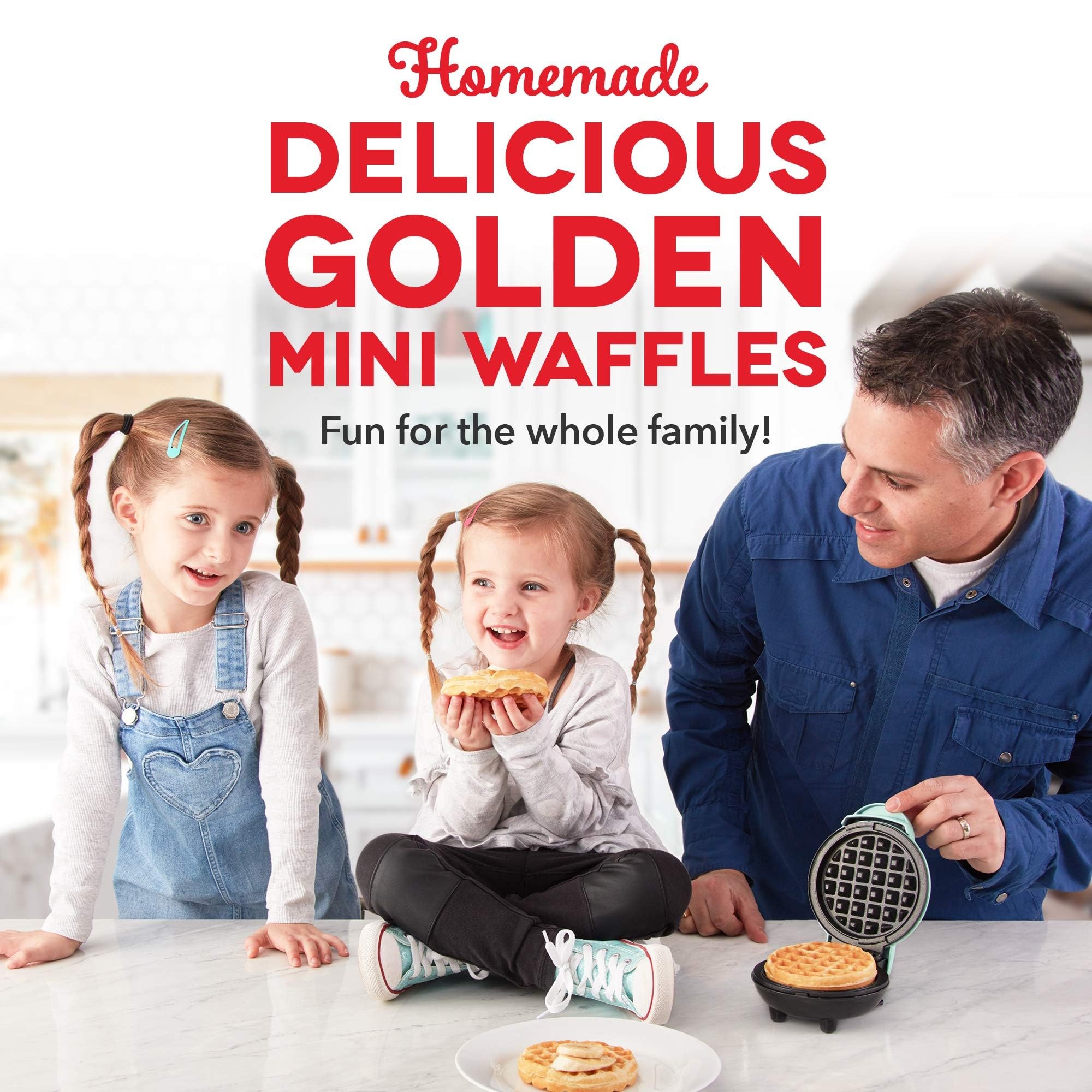 4 Inch Personal Waffle Maker Yellow, 1 unit - Gerbes Super Markets