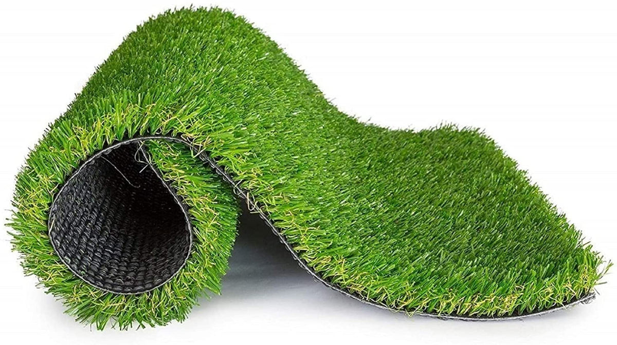 Heart Home Artificial Grass Mat for Balcony Or Doormat, Artificial Grass. Size 18" X 36" (Green)- Cthh3688 PVC 1 Unit