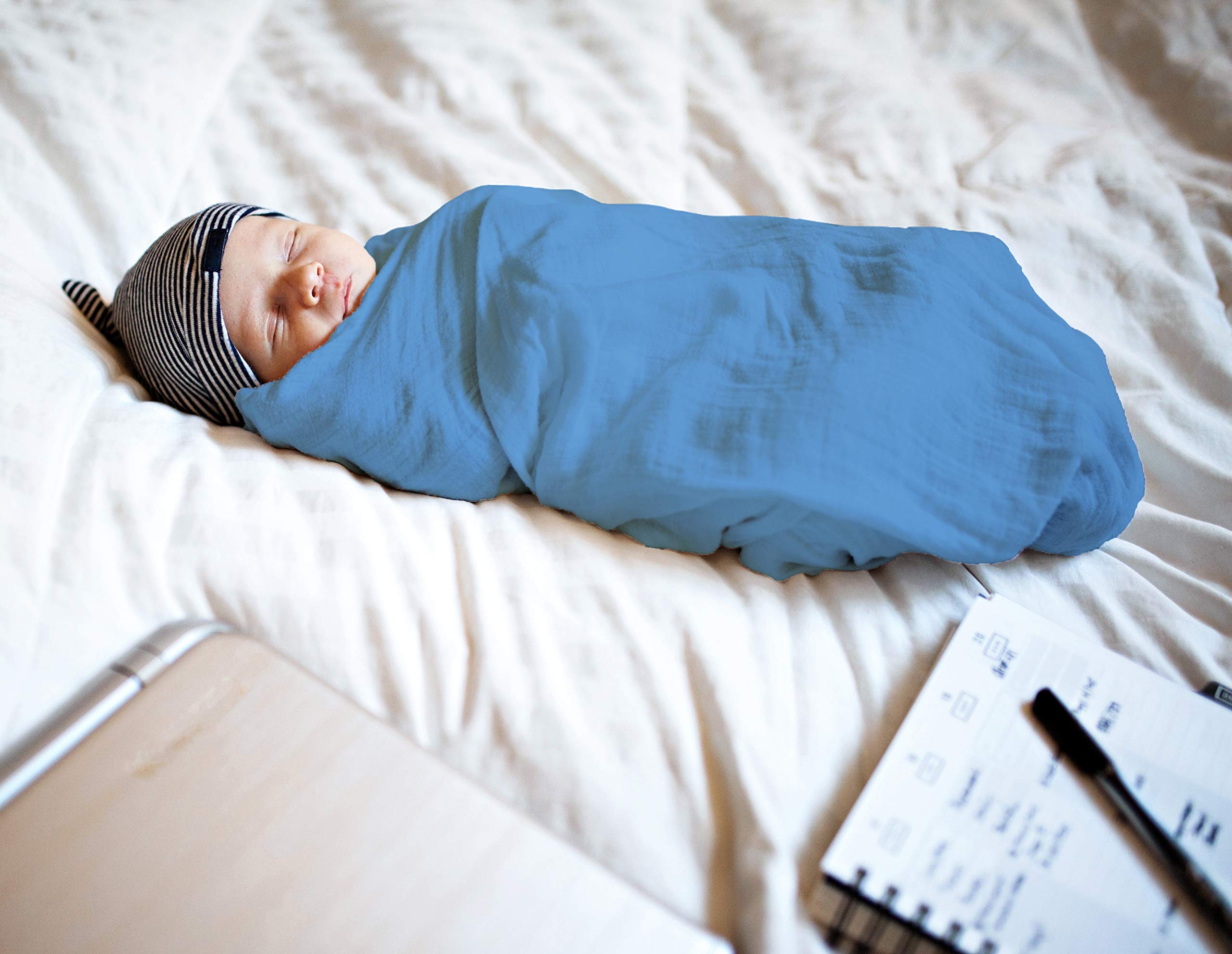 Organic cotton fashion baby swaddle