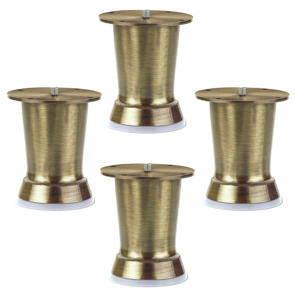 Plantex Antique Pillar 4 inch Spare Sofa Legs for Bed Furniture – 10 Pcs