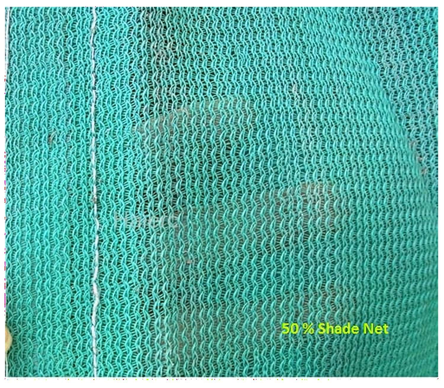Heart Home 10 x 5 ft. Sun Mesh Shade Sunblock Shade Cloth UV Resistant Net for Garden/Home/Lawn/Shade/Netting/Sports (Green), Standard (F_26_HEARTH016980)