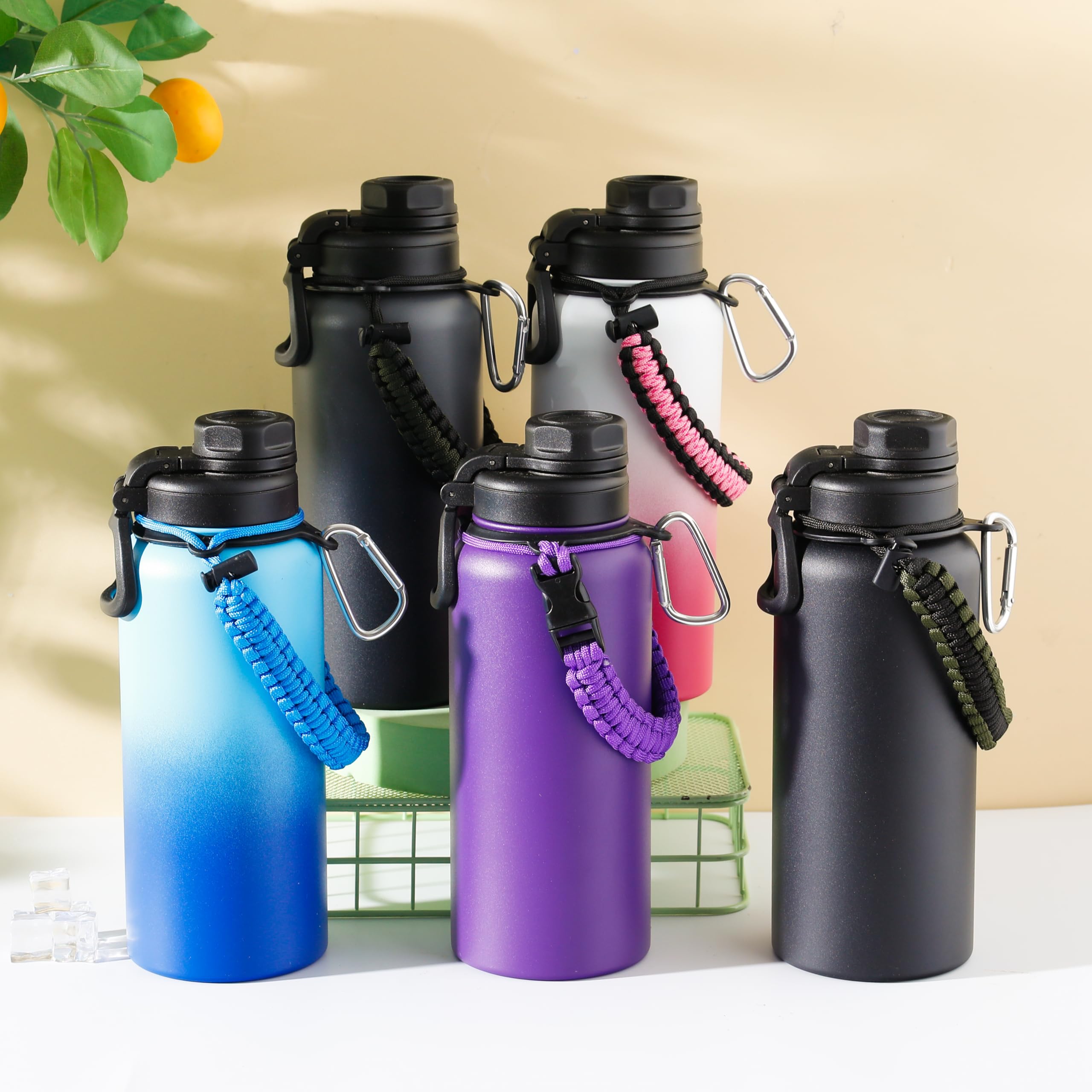 1pc New 680ml Stainless Steel Vacuum Bottle Double Wall Insulated Water  Bottle