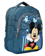 Kuber Industries Disney Mickey Mouse Printed Rexien Kids School Bag, Backpack, Bookbag For Girls & Boys (Green)-HS_38_LUGGAGE21105