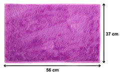 Kuber Industries Door Mat (Purple, Microfiber, 56x37 cm) (KUBQMART011484)