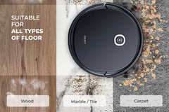 ECOVACS DEEBOT U2 PRO 2-in-1 Robotic Vacuum Cleaner with Mopping, Strong Suction, Smart App Enabled, Google Assistant & Alexa (DEEBOT U2 PRO)