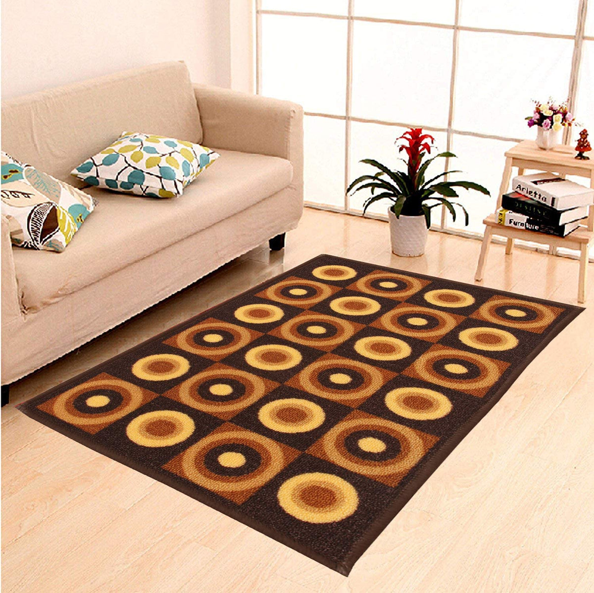 Heart Home CTHH07615 Cotton Big Size Door Mat (Brown, Standard)