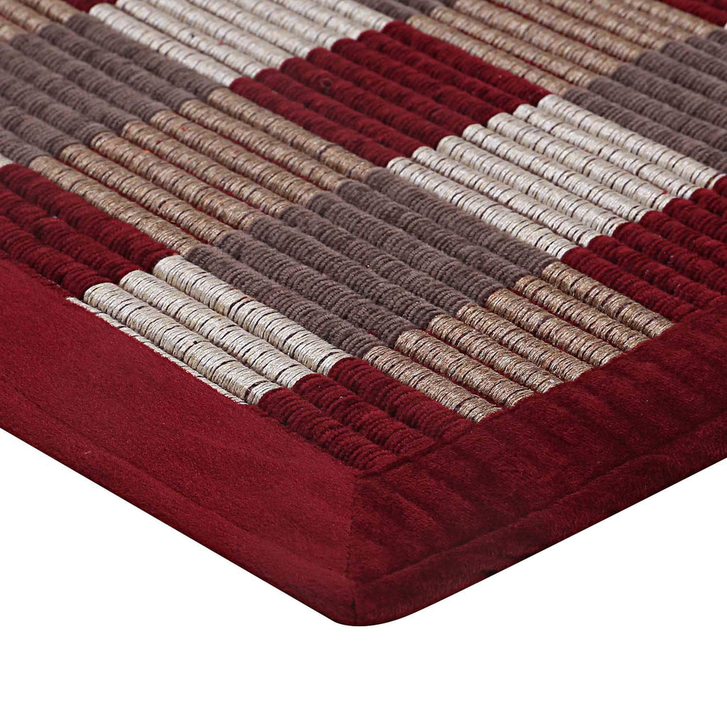 Kuber Industries Checkered Design Reversible Polyester 2 Pieces Door ...