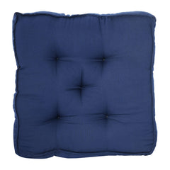 Kuber Industries Chair Pad|Chair Cushion Pad|Chair Cushion Microfiber Seat Cushion|Solid Color & Soft Microfiber (Navy Blue)