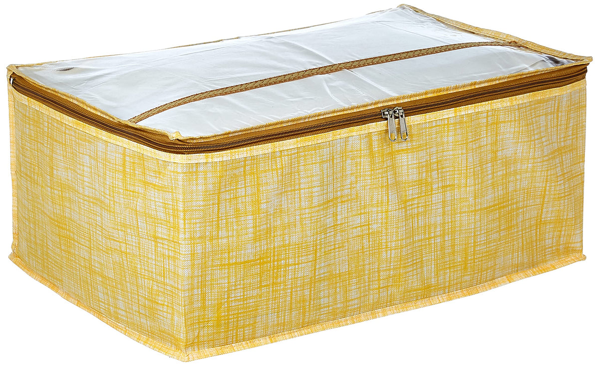 Kuber Industries Non Woven Saree Organiser Lahenga Cover, Khaki