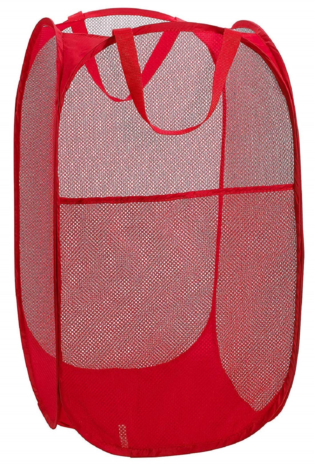 Kuber Industries Nylon Mesh Laundry Basket,30Ltr (Multi)-CTKTC21482, Standard