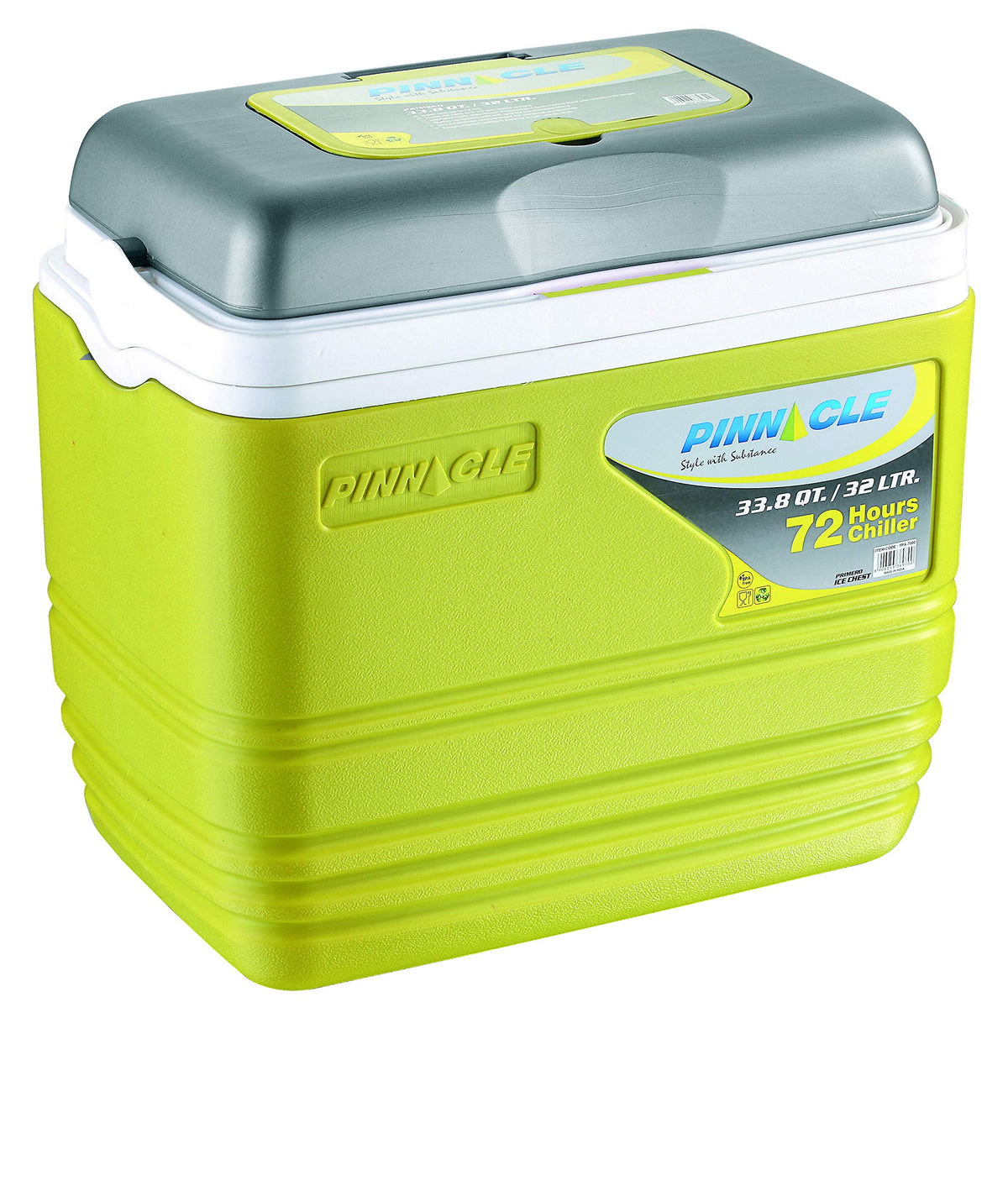 Pinnacle Primero Ice Cooler Box | Keeps Ice Cubes, Cold Drinks Cold Upto 72 Hours | Medical Purpose (32 Litre) (Green)