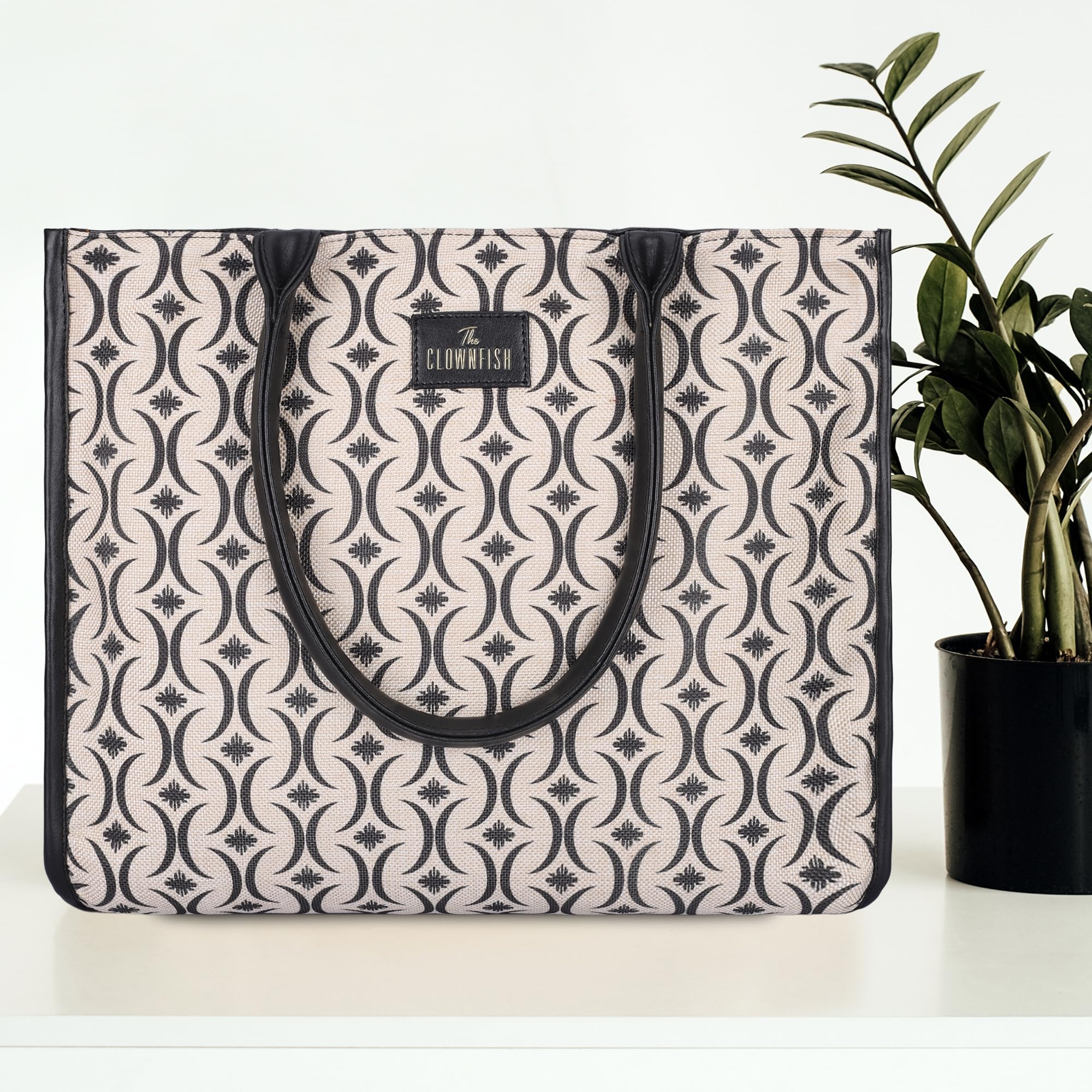 Buy Ladies Office Bag for Women in Black Print for 15.6 Inch Laptop at Best  Price @ Tata CLiQ