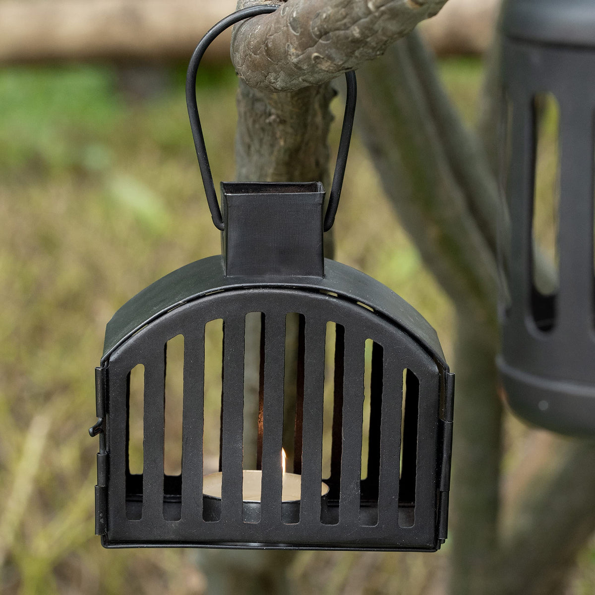 Buy Kuma Metal Square Lantern Set of 2 (with T-Light) Online - Ellementry