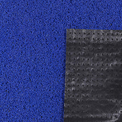 Kuber Industries - CTKTC040002 - Polyvinyl Chloride Rubber Anti Slip Large Size Floor/Door Mat (Black, 2x8 Feet)