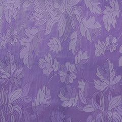 Kuber Industries Floral Design PVC 4 Seater Center Table Cover - Purple