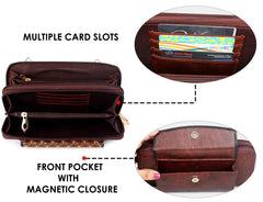 The Clownfish Women's Wallet Handbag(Yellow)