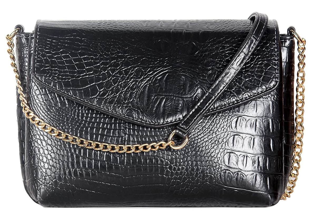 The Clownfish Annabelle Handbag for Women Office Bag Ladies Shoulder Bag Tote For Women College Girls Annabelle Black