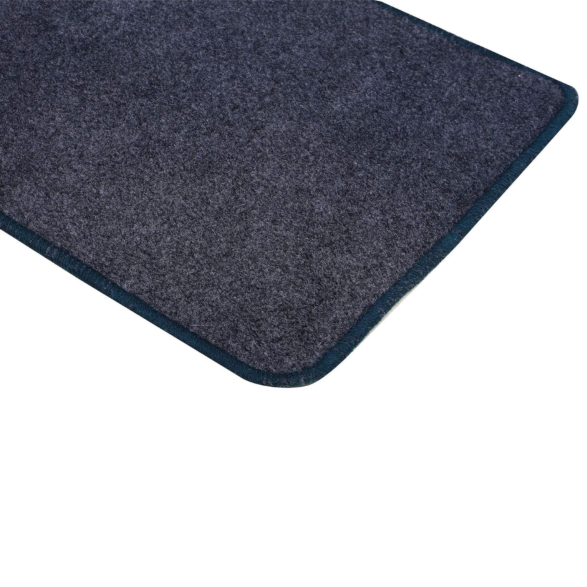 Kuber Industries Microfiber Anti Slip Door Mat (Grey, 22"x14") - CTKTC039888-6 Pieces