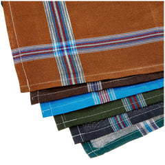 Kuber Industries Cotton Premium Collection Handkerchief|Easy Wash & Premium Cotton Fabric|Size 42 x 42 CM, Pack of 6 (Multicolour)