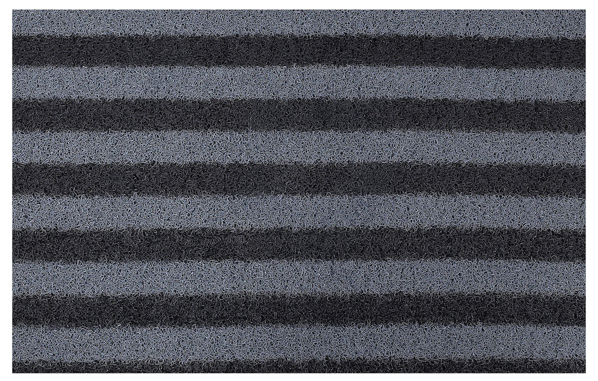 Kuber Industries Rubber 1 Piece Door Mat 16" x24'' (Brown and Grey), CTKTC13588