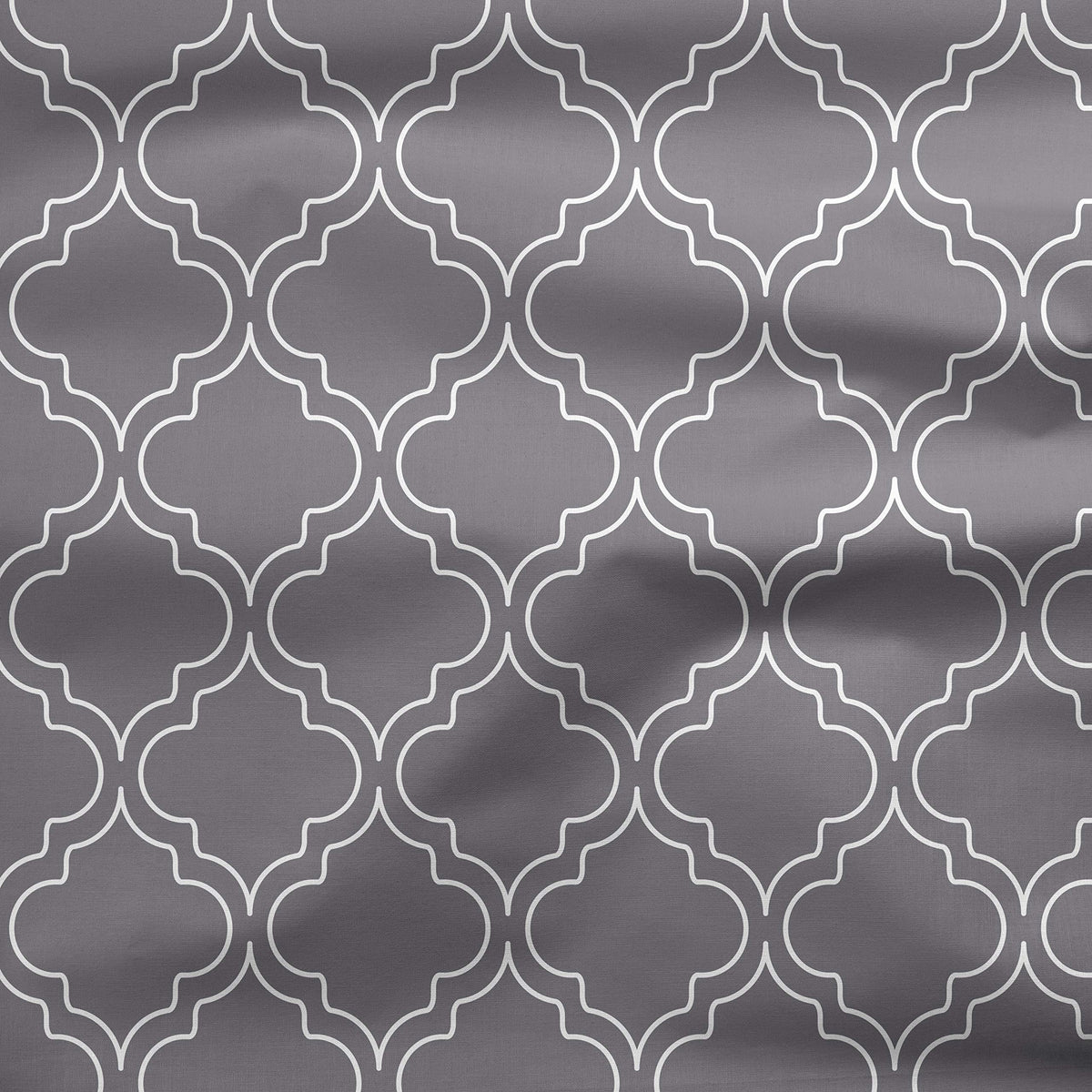 Encasa Homes Printed Fabric 59" (150 Cms) – Grey Tiles - Decorative Soft & Smooth, 100% Cotton Cloth for Curtains, Cushions, Bedcover - 1 Meter